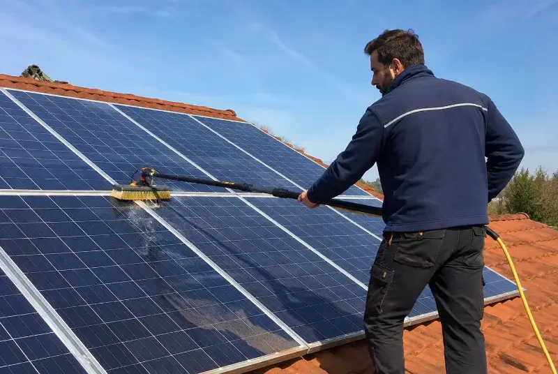 Nettoyage et entretien de panneaux solaires à Prades